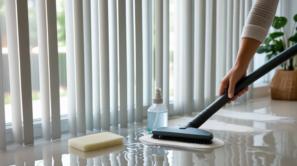 cleaning vertical blinds