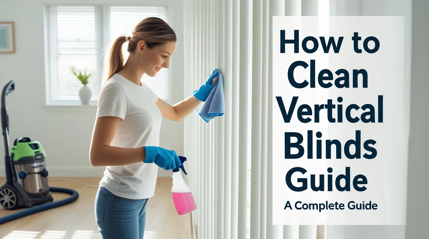 how to clean vertical blinds