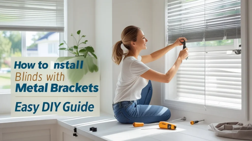 How to Install Blinds with Metal Brackets