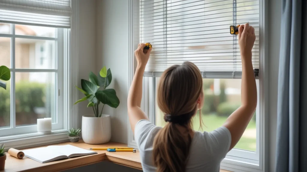installing Blinds with Metal Brackets