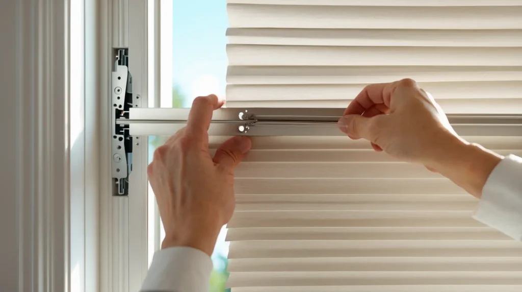 Removing Honeycomb Blinds and Shades with Hidden Brackets