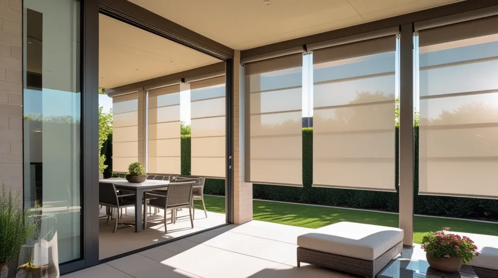 Exterior Roller Shades and Outdoor Patio Shade Options