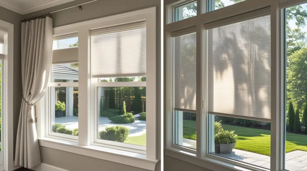 Exterior Shades for Windows vs. Inside Coverings