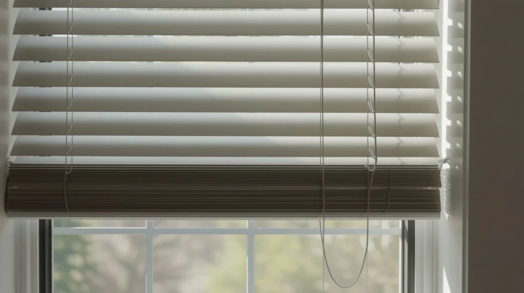 Lower Stuck Blinds If You Have Cordless Spring