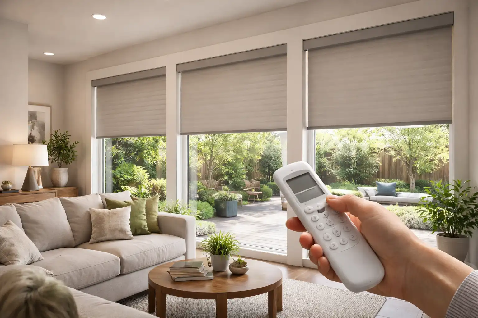 How do motorized blinds work